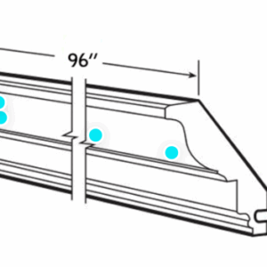 Crown Molding 4" - White Shaker