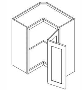 Wall Easy Reach 24" x 30" - White Shaker